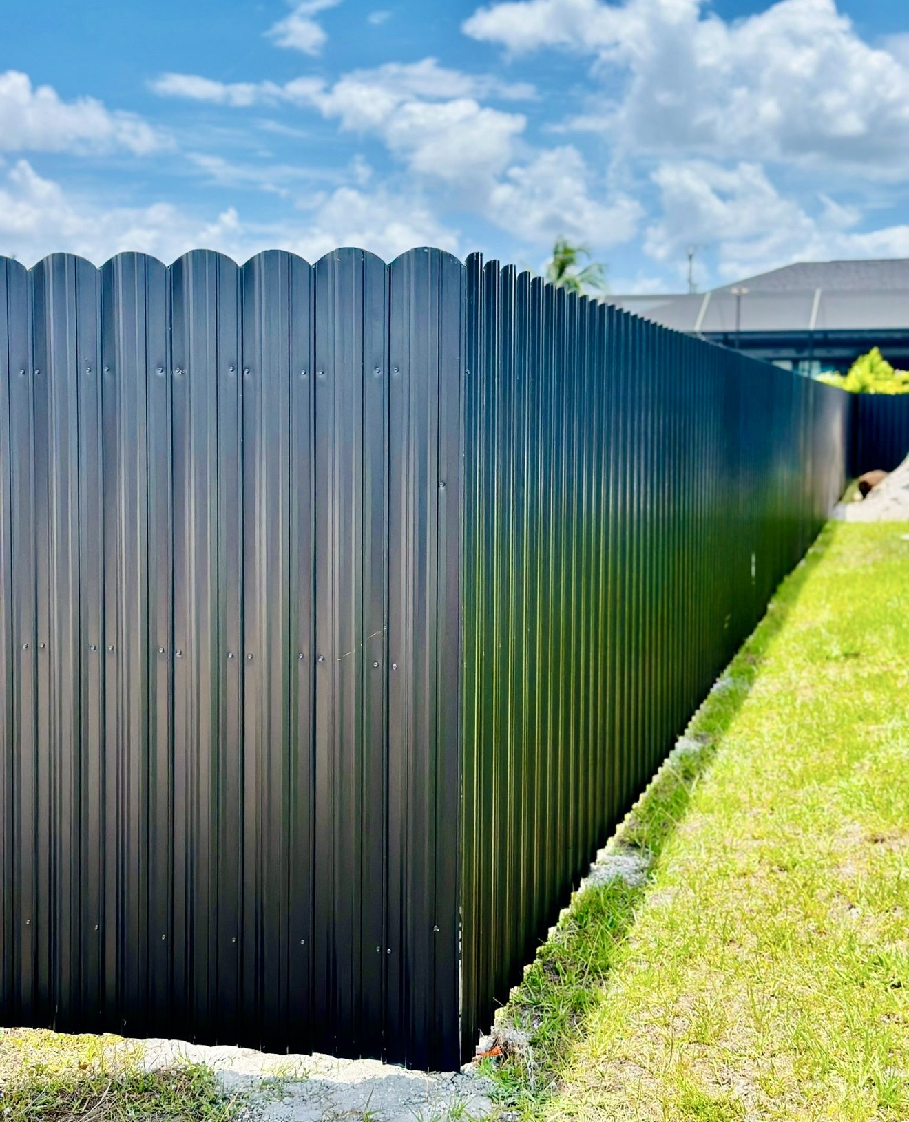 Metal Dura Fence privacy fence